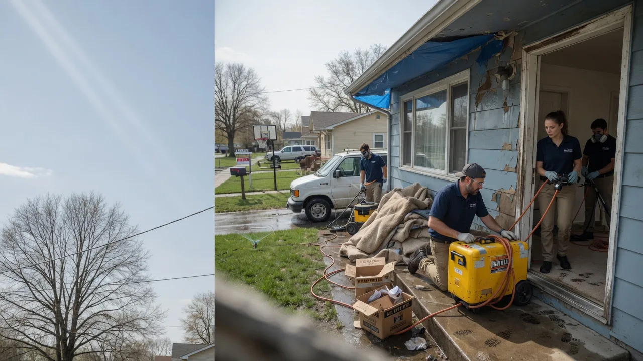 Basement Flood Cleanup in Selfridge, ND near me
